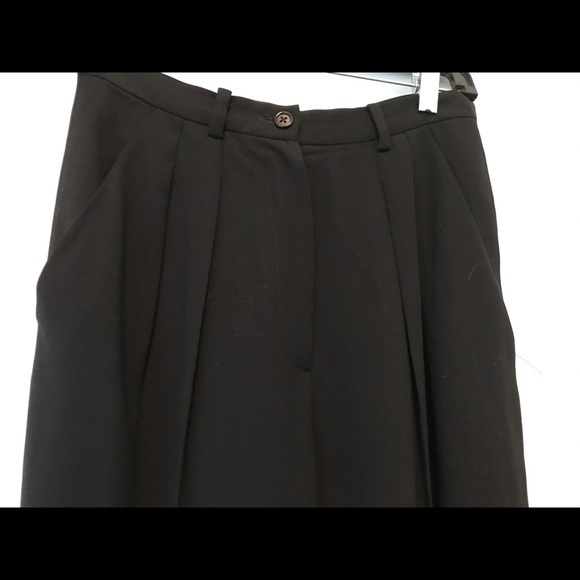 DKNY Black Pleated Trousers size 6 - Picture 3 of 4